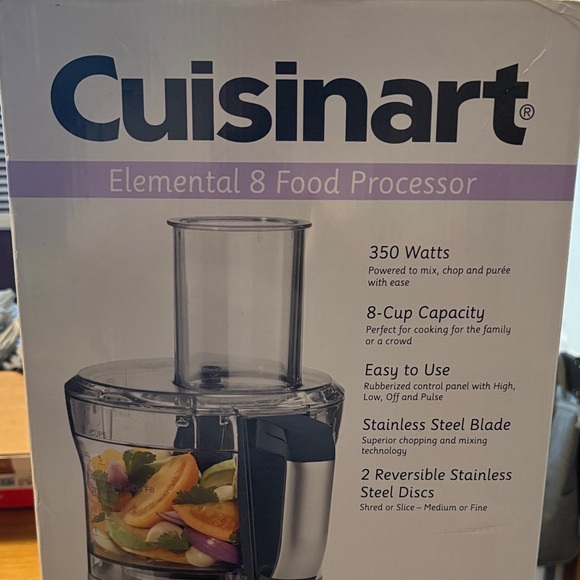 Cuisinart Silver and Black Food Processor - Picture 1 of 1